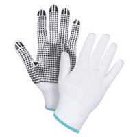 Dotted String Knit Gloves, Poly/Cotton, Single Sided, 7 Gauge, X-Large Les Fournitures Industrielles Méga