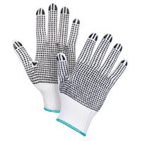 Double-Sided Dotted String Knit Gloves, Poly/Cotton, Double Sided, 7 Gauge, X-Large Les Fournitures Industrielles Méga