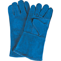 Gants de soudage &agrave; pouce & paume doubles, Cuir de vache refendu, Taille Grand Les Fournitures Industrielles Méga