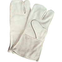Gants de soudeur d'usage standard, Cuir de vache refendu, Taille Grand Les Fournitures Industrielles Méga