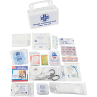 Trousse de premiers soins, Dispositif m&eacute;dical Classe 1, Boîte en plastique Les Fournitures Industrielles Méga