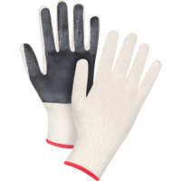 Gants en tricot &agrave; paume enduite, Poly/coton, Un c&ocirc;t&eacute;, Calibre 7, Petit Les Fournitures Industrielles Méga