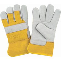Gants d'ajusteur doubl&eacute;s pour l'hiver de premi&egrave;re qualit&eacute;, T-Grand, Paume en Cuir de vache refendu, Doublure en Molleton de mousse Les Fournitures Industrielles Méga