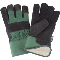 Gants d'ajusteur doubl&eacute;s pour l'hiver &agrave; chaleur sup&eacute;rieure, 2T-Grand, Paume en Cuir de vache refendu, Doublure en Thinsulate Les Fournitures Industrielles Méga