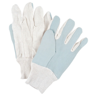 Premium Work Gloves, Large, Split Cowhide Palm Les Fournitures Industrielles Méga