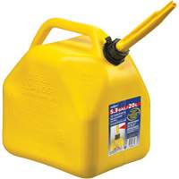 Jerricans, 5,3 gal. US/20,06 L, Jaune, Conformes aux normes CSA/ULC Les Fournitures Industrielles Méga