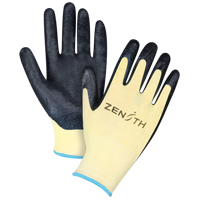 Gants r&eacute;sistants &agrave; la coupe avec prise sup&eacute;rieure, Taille T-Grand/10, Calibre 13, Rev&ecirc;tement Mousse de nitrile, Enveloppe en Aramide, ANSI/ISEA 105 niveau 3/EN 388 niveau 5 Les Fournitures Industrielles Méga