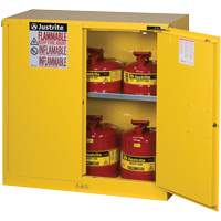 Armoires Sure-Grip EX pour produits inflammables, 30 gal., 2 Porte(s), 43" La x 44" h x 18" p Les Fournitures Industrielles Méga