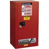 Armoire de s&eacute;curit&eacute; pour la peinture et les encres combustibles EX Sure-Grip, 20 gal., 2 tablettes Les Fournitures Industrielles Méga