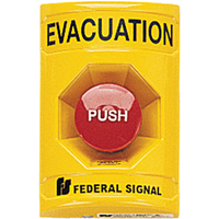 Poste &agrave; bouton-pression - POUR ACTIVATION ANTIVANDALISME DE DISPOSITIFS D'URGENCE Les Fournitures Industrielles Méga