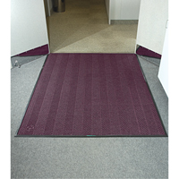 Waterhog&reg; Eco Elite Matting, Wiper/Scraper, 4' x 6' x 3/8", Maroon Les Fournitures Industrielles Méga