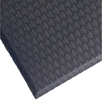 Cushion Max Mats, Diamond, 2' x 3' x 5/8", Charcoal, Nitrile/PVC Les Fournitures Industrielles Méga