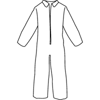 Pyrolon&reg; Plus 2 Disposable FR Coveralls, Small, Blue, FR Treated Fabric Les Fournitures Industrielles Méga