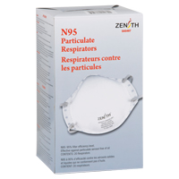 Respirateur contre les particules, N95, Certifi&eacute; NIOSH, Moyen/grand Les Fournitures Industrielles Méga
