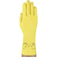 VersaTouch&reg; 297 Gloves, Size X-Large/10, 12" L, Rubber Latex, Flock-Lined Inner Lining, 20-mil Les Fournitures Industrielles Méga