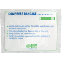 Pansement compressif grand format, 15" lo x 4-1/2" la Les Fournitures Industrielles Méga