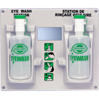 Eyewash Station and Bottle Les Fournitures Industrielles Méga