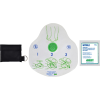CPR Faceshield Kits, Single Use Faceshield, Class 2 Les Fournitures Industrielles Méga