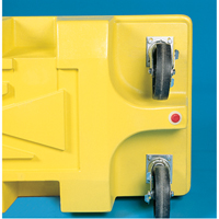 Chariots Poly-Spillcart, 66,5" lo x 29" la x 43,9" h, Cap. de d&eacute;versement 57 gal. US Les Fournitures Industrielles Méga