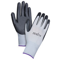 Lightweight Breathable Coated Gloves, 6/X-Small, Foam Nitrile Coating, 13 Gauge, Polyester Shell Les Fournitures Industrielles Méga