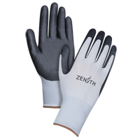 Lightweight Breathable Coated Gloves, 9/Large, Foam Nitrile Coating, 13 Gauge, Polyester Shell Les Fournitures Industrielles Méga