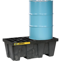Palettes pour contr&ocirc;le des d&eacute;versements EcoPolyBlend sans drain, Capacit&eacute; de d&eacute;versement 66 gal. US, 49" x 25" x 18" Les Fournitures Industrielles Méga