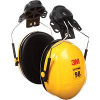 Peltor Optime 98 Series Earmuffs, Cap Mount, 23 NRR dB Les Fournitures Industrielles Méga