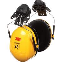 Peltor Optime 98 Series Earmuffs, Cap Mount, 23 NRR dB Les Fournitures Industrielles Méga