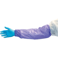 Lightweight Sleeves, 18" long, Vinyl, Blue Les Fournitures Industrielles Méga
