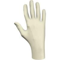 Gants jetables, Grand, Latex, 3 mils, Sans poudre, Naturel, Classe 2 Les Fournitures Industrielles Méga
