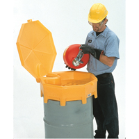Global Ultra-Drum Funnel with Cover, 5 gal. Les Fournitures Industrielles Méga