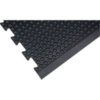 Tapis antifatigue en d&ocirc;me, &agrave; bulles, 3' x 4' x 1/2", Noir, Caoutchouc Les Fournitures Industrielles Méga