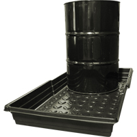 Planchers pour barils, 30,5" lo x 57" la x 6" h, Cap. de d&eacute;versement 33 gal. US Les Fournitures Industrielles Méga