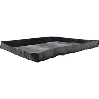 Bermes &eacute;conomiques, Capacit&eacute; 119 gal., 4' la x 4' lo x 12" h, Support en L Les Fournitures Industrielles Méga
