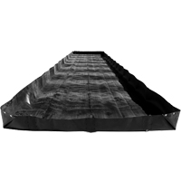 Bermes &eacute;conomiques, Capacit&eacute; 1496 gal., 20' la x 10' lo x 12" h, Support en L Les Fournitures Industrielles Méga