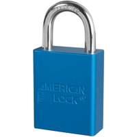 American Lock&reg; Safety Padlocks, Blue, Keyed Alike, Aluminum, 1-1/2" Width Les Fournitures Industrielles Méga