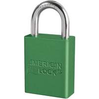 American Lock&reg; Safety Padlocks, Green, Keyed Alike, Aluminum, 1-1/2" Width Les Fournitures Industrielles Méga