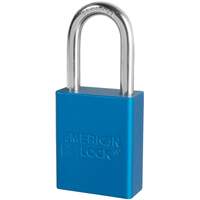 American Lock&reg; Safety Padlocks, Blue, Keyed Alike, Aluminum, 1-1/2" Width Les Fournitures Industrielles Méga