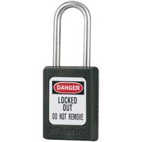 S33 Zenex Safety Padlocks, Black, Keyed Alike, Thermoplastic, 1-3/8" Width Les Fournitures Industrielles Méga