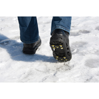 Semelle antid&eacute;rapante robuste pour la glace, Acier, Traction Crampon, Moyen Les Fournitures Industrielles Méga