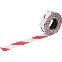 Ruban antid&eacute;rapant de premi&egrave;re qualit&eacute;, 2" x 60', Rouge & blanc Les Fournitures Industrielles Méga