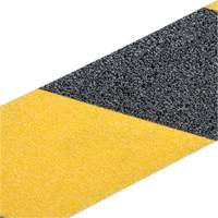 Premium Anti-Skid Tape, 2" x 60', Black & Yellow Les Fournitures Industrielles Méga