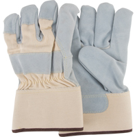 Leather Cut-Resistant Gloves, Size Large/9, 10 Gauge, HPPE Shell, ASTM ANSI Level A6/EN 388 Level F Les Fournitures Industrielles Méga