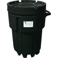 Contenants roulants Poly-Spillpaks, 95 gal. US, Mobile Les Fournitures Industrielles Méga