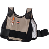 Vestes de refroidissement par changement de phase 6215, Petit/Moyen, Khaki Les Fournitures Industrielles Méga