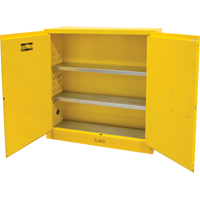 Armoire pour produits inflammables, 24 gal., 2 Porte(s), 43" La x 44" h x 12" p Les Fournitures Industrielles Méga