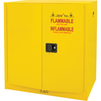 Armoire pour produits inflammables, 30 gal., 2 Porte(s), 43" La x 44" h x 18" p Les Fournitures Industrielles Méga