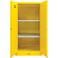 Armoire pour produits inflammables, 60 gal., 2 Porte(s), 34" La x 65" h x 34" p Les Fournitures Industrielles Méga