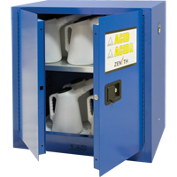Corrosive Liquids Cabinet, 22 gal., 35" x 35" x 22" Les Fournitures Industrielles Méga