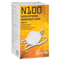 Particulate Respirator, N100, NIOSH Certified, Medium/Large Les Fournitures Industrielles Méga